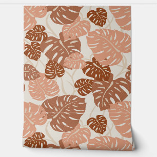 Cliff Hanger Hawaiian Monstera Leaf - Gewürz Tapete