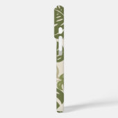 Cliff Hanger Hawaiian Monstera Leaf Green Case-Mate iPhone Hülle (Rückseite / Links)