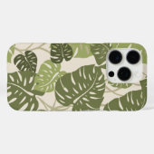 Cliff Hanger Hawaiian Monstera Leaf Green Case-Mate iPhone Hülle (Rückseite (Horizontal))
