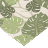 Cliff Hanger Hawaiian Monstera Leaf Tischdecke (Schrägansicht)