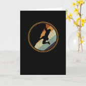 Cliff Hanging Boulder Bouldering Mountain Climber Karte (Gelbe Blume)