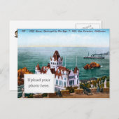 Cliff House Postkarte (Vorne/Hinten)