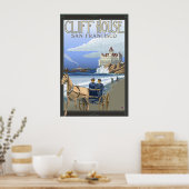 Cliff House - San Francisco, CA Travel Poster (Küche)