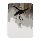 Cliff Jumping - Skateboarder Magnet (Vertikal)