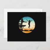 Cliff Jumping Sunset Cliff Jump Cliff Diving Gift Postkarte (Vorne/Hinten)