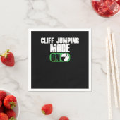 Cliff Jumpmodus auf Cliff Jump Cliff Diving Gift Serviette (Beispiel)
