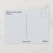 Cliff on the Isle of Skye Scotland Postkarte (Rückseite)