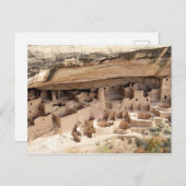 Cliff Palace am Mesa Verde National Park, Colorado Postkarte (Vorne/Hinten)