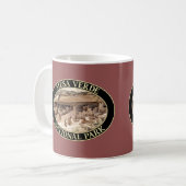 Cliff Palace at Mesa Verde National Park in CO Kaffeetasse (Vorderseite Links)