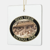 Cliff Palace at Mesa Verde National Park in CO Keramikornament (Links)
