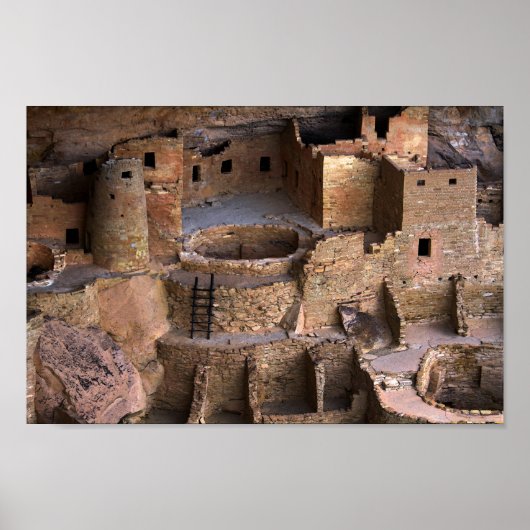 Cliff Palace, Mesa Verde, Colorado Poster (Vorne)