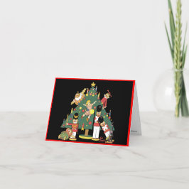 Cliff Sterrett Classic Comic Strip Weihnachtskarte Feiertagskarte