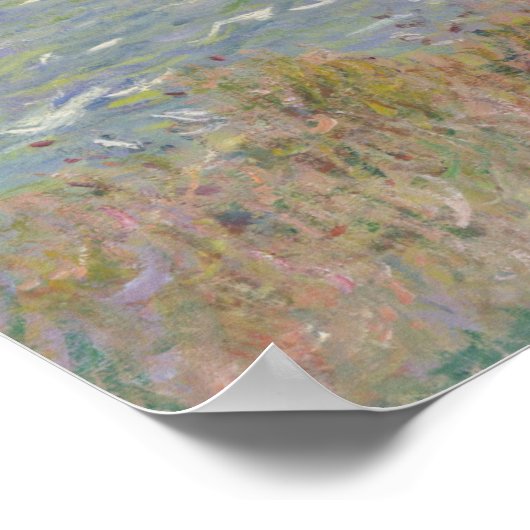 Cliff Walk at Pourville by Monet Fine Art Print Poster (Ecke)