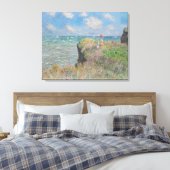 Cliff Walk bei Pourville Monet Leinwanddruck (Insitu (Schlafzimmer))