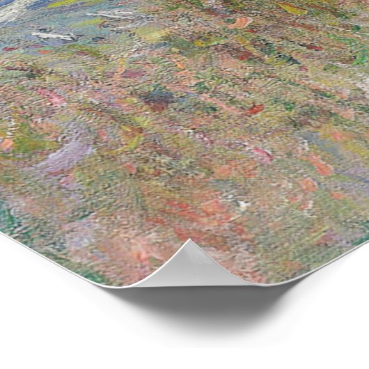 Cliff Walk bei Pourville Monet Poster (Ecke)