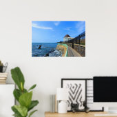 Cliff Walk in Newport - Poster (Heimbüro)