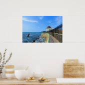 Cliff Walk in Newport - Poster (Küche)
