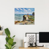 Cliff Walk in Pourville Poster (Heimbüro)