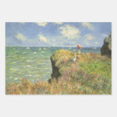 Cliff Walk in Pourville von Claude Monet Geschenkpapier Set (Vorderseite 2)