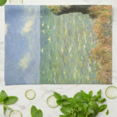 Cliff Walk in Pourville von Claude Monet Geschirrtuch (Gefaltet)