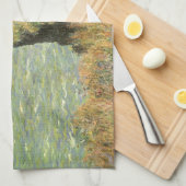 Cliff Walk in Pourville von Claude Monet Geschirrtuch (Viertel Falte)