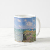 Cliff Walk in Pourville von Claude Monet Kaffeetasse (VorderseiteRechts)