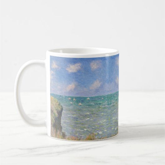 Cliff Walk in Pourville von Claude Monet Kaffeetasse (Links)