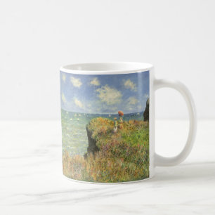 Cliff Walk in Pourville von Claude Monet Kaffeetasse