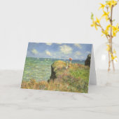 Cliff Walk in Pourville von Claude Monet Karte (Gelbe Blume)