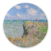 Cliff Walk in Pourville von Claude Monet Keramikknauf (Vorderseite)
