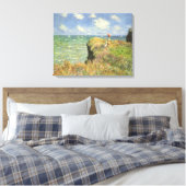 Cliff Walk in Pourville von Claude Monet Leinwanddruck (Insitu (Schlafzimmer))