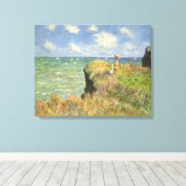 Cliff Walk in Pourville von Claude Monet Leinwanddruck (Insitu (Holzboden))