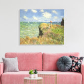 Cliff Walk in Pourville von Claude Monet Leinwanddruck (Insitu (Wohnzimmer))
