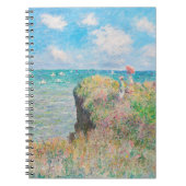 Cliff Walk in Pourville von Claude Monet Notizblock (Vorderseite)