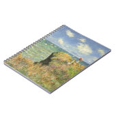 Cliff Walk in Pourville von Claude Monet Notizblock (Linke Seite)