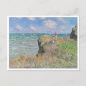 Cliff Walk in Pourville von Claude Monet Postkarte (Vorderseite)