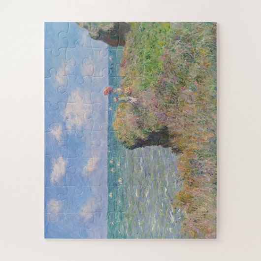 Cliff Walk in Pourville von Claude Monet Puzzle (Vertikal)