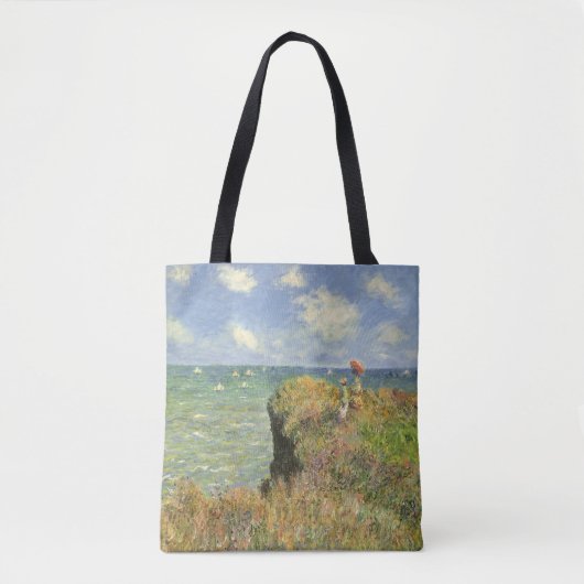 Cliff Walk in Pourville von Claude Monet Tasche (Vorderseite)