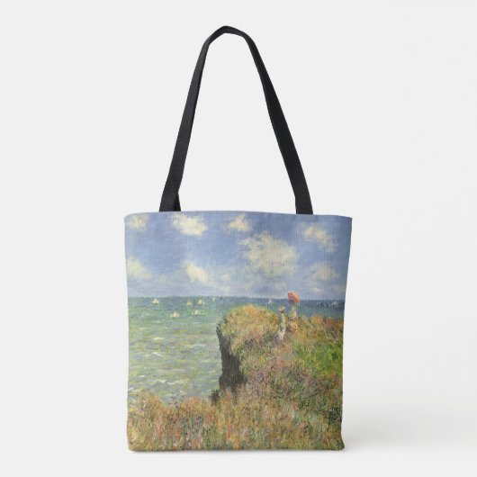 Cliff Walk in Pourville von Claude Monet Tasche (Rückseite)
