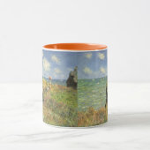 Cliff Walk in Pourville von Claude Monet Tasse (Zentrum)