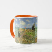 Cliff Walk in Pourville von Claude Monet Tasse (Vorderseite Links)