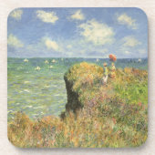 Cliff Walk in Pourville von Claude Monet Untersetzer (Vorderseite)
