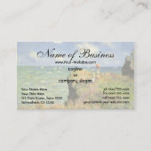 Cliff Walk in Pourville von Claude Monet Visitenkarte (Vorderseite)