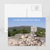 Cliff Walk Postkarte (Vorne/Hinten)