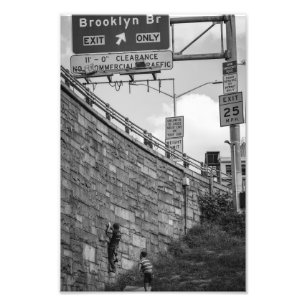 Cliffhanger: Brooklyn Bridge Fotodruck
