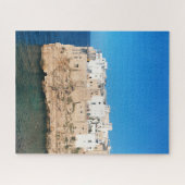 Cliffing in Polignano a Mare, Puglia, Italien Puzzle (Horizontal)