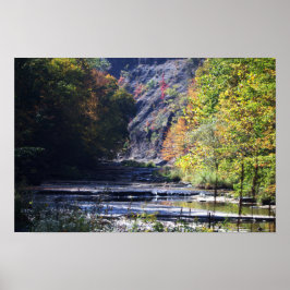 Cliffing Waterscape Poster