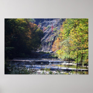 Cliffing Waterscape Poster