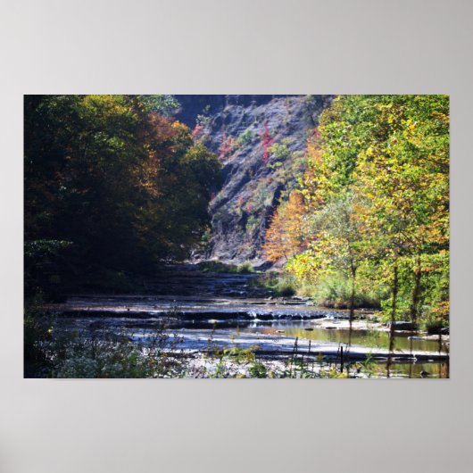 Cliffing Waterscape Poster (Vorne)