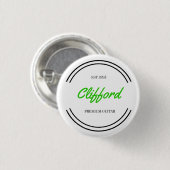 "Clifford " Button (Vorne & Hinten)